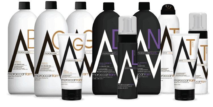 Moroccantan vegan organic original exotic range spray tanning at Nataya Beauty Manchester city centre